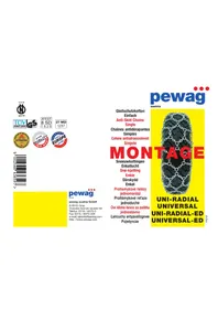 Notice Pewag UNIVERSAL ED Chaîne à neige