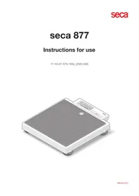 Notice SECA 877 Scale