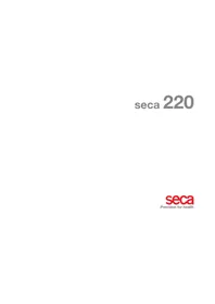 Notice SECA 220 Scale