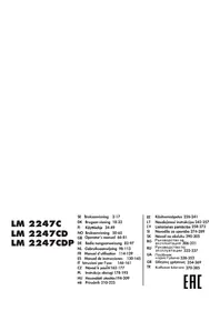 Notice JONSERED LM 2247 CDP çim biçme makinesi