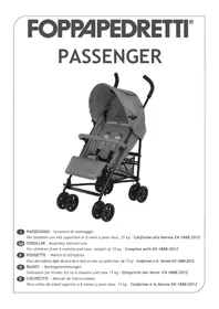 Notice Foppapedretti PASSENGER Poussette
