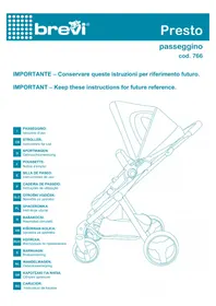 Notice Brevi PRESTO Poussette