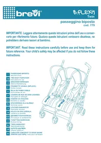 Notice Brevi B.FLEXY TWIN Poussette