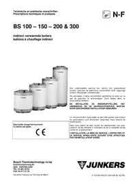 Notice Junkers BS 300 Chaudière de chauffage central