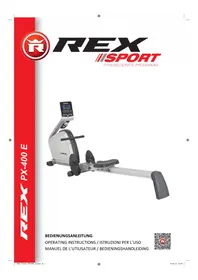 Notice REX PX400 E Rowing Machine