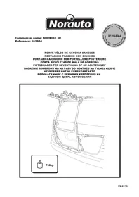 Notice NORAUTO NORBIKE 3R Porte-vélo