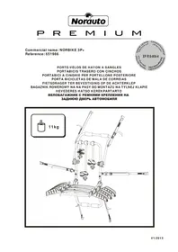 Notice NORAUTO NORBIKE 3P+ Porte-vélo