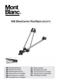 Notice Mont Blanc ROOFSPIN Porte-vélo