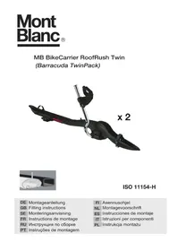 Notice Mont Blanc ROOFRUSH TWIN Porte-vélo