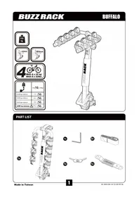 Notice Buzz Rack BUFFALO Porte-vélo