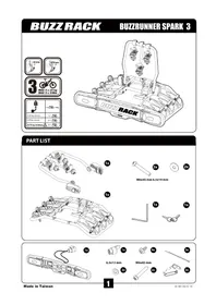 Notice Buzz Rack BUZZRUNNER SPARK 3 Porte-vélo