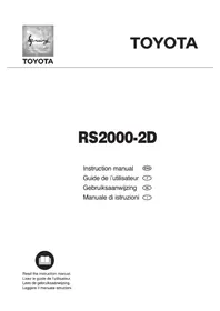 Notice TOYOTA ESM224 (DFL) Machine à coudre