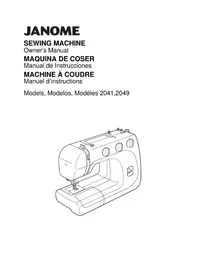 Notice JANOME 2049 Machine à coudre