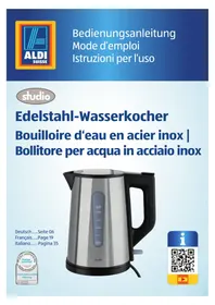 Notice Studio GTWKEDS04 Bouilloire