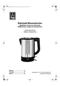 Notice Studio GTWKEDS03 Bouilloire