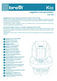 Notice Brevi KIOS автокресло