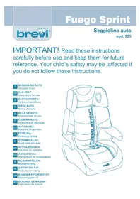 Notice Brevi BOOSTER PLUS Siège de voiture