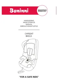 Notice Baninni BN513 Siège de voiture