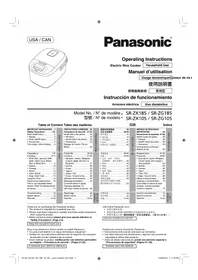 PANASONIC SRZX185 - Olla arrocera