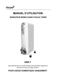 Notice HARPER HRH7 Poêle