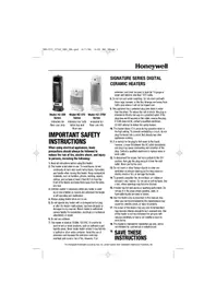 HONEYWELL HZ385BP - Radiateur électrique