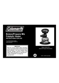 Notice COLEMAN XTREMECAT Pan