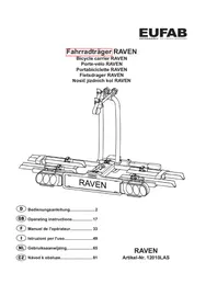 Notice Eufab RAVEN Portabici