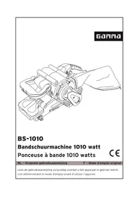 Notice Gamma BS1010 Ponceuse