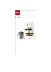 Notice Hema 80.00.7108 Machine à café
