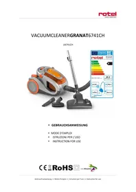 Notice ROTEL GRANAT U6741CH Aspirateur
