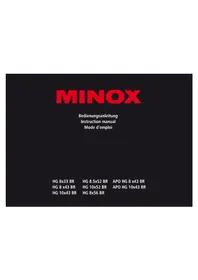 Notice MINOX HG 8X43 BR Jumelles