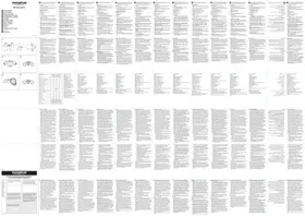 Notice OLYMPUS 10X21 RC II WP Jumelles