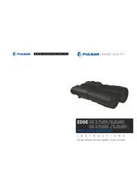 Notice PULSAR EDGE GS 2.7X50L NV Jumelles