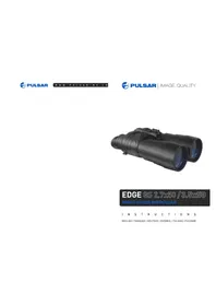 Notice PULSAR EDGE GS 2.7X50 NV Jumelles