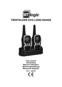 Notice MT Logic TWINTALKER 9310 Walkietalkies