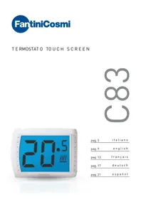 Notice Fantini Cosmi C83 Thermostat