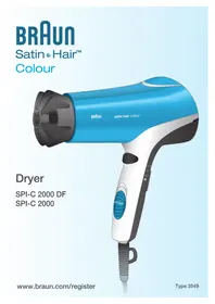 BRAUN SPIC 2000 - Sèche cheveux