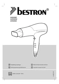 Notice BESTRON AHD200W Haartrockner