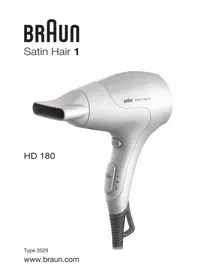 BRAUN Satin Hair 1 HD 180 - Sèche cheveux