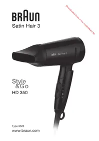 BRAUN Satin Hair 3 HD 350 - Sèche cheveux