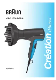 BRAUN Creation CPC 1600 DFB6 - Sèche cheveux