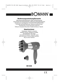 Notice BOMANN CB 846 Haardroger