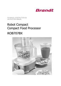 Notice BRANDT ROB707BX Robot ménager