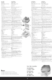 Notice Vicks V3100 Humidificateur
