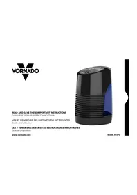 Notice Vornado EVAP2 Humidificateur