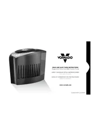 Notice Vornado EVAP3 VORTEX Humidificateur