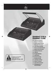 GBC ClickBind C150E - Relieuse