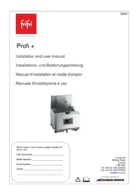 Notice FRIFRI PROFI+ Friteuse