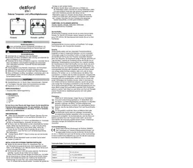 Notice Dexford STH1 Station Météo