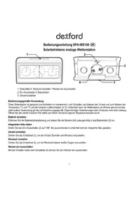 Notice Dexford SPAWS 100 Station Météo